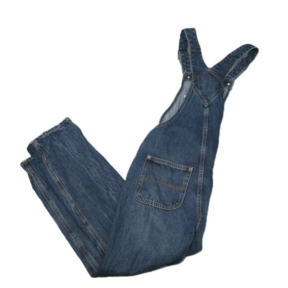 Old Navy Blue Denim Overalls Size Small - Picture 3 of 6